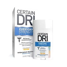 Certain Dri AM Stick Underarm Deodorant 2.6 Ounce Pack of 2 All Day Freshness