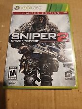 Sniper 2 Ghost Warrior Xbox 360 Game Microsoft Military War Manual Limited E.