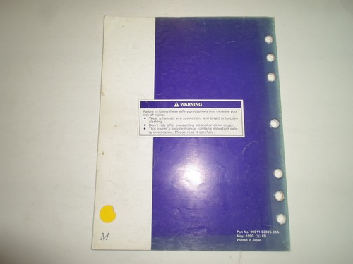 1991 Suzuki RM80 Dueños De Servicio Manual Fábrica OEM Libro 91 Descolorido Worn - Imagen 12 de 12
