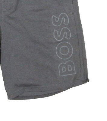 Hugo Boss Sleepwear Men's Gray Identity Jersey Sleep Shorts