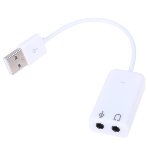 External USB Audio Sound Card Adapter 7.1 Virtual Channel With Cable 3.5mm H=y= - Picture 8 of 12