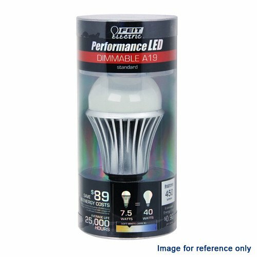 Feit Performance LED A19 Dimmable Household Light Bulb. 450 Lumens. - Picture 1 of 8