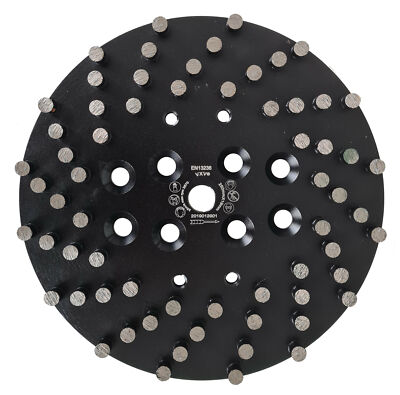 Schleifteller ø 250 mm TORNADO 64 Segmente Bodenfliesen, harter Beton, Epoxy 