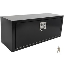Aluminum 36x12x14 Storage Tool Box W 2x Chain1x Lock For Truck Garage Home