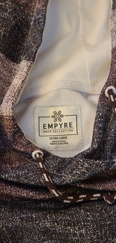 EMPYRE WNTR Collection XL PURPLE Hoodie Fleece Lined Pocket - Picture 3 of 6