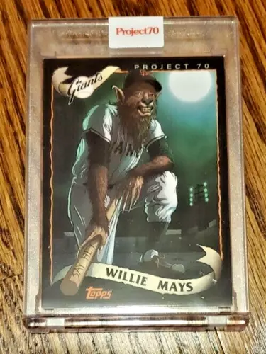 2021 Topps Project 70 Alex Pardee Willie Mays Brightmares #176 SF Giants P70