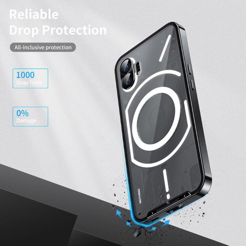 Ultra-thin Metal Frame Shell Simple Color Metal Phone Case for Nothing Phone 1 - Picture 4 of 8