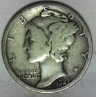 Vintage 1927  Mercury head dime Great collector coin  Free ship in the USA