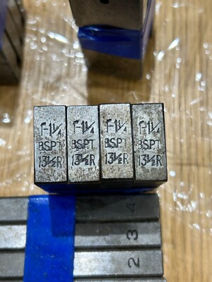 Satz Asada Rohrgewindeschneideisen BSPT 1'' - 1 1/4'' - Rothenberger Pisetmaschinen