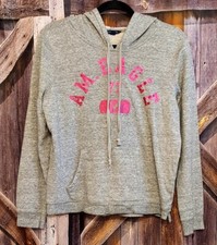 American Eagle Outfitters Hooded Sweatshirt Women's L Gray Long Sleeve Pullover