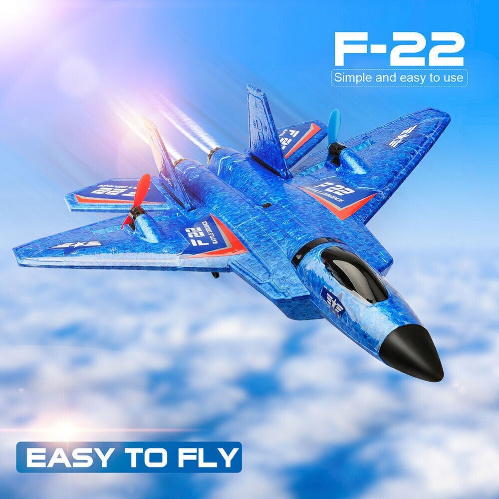 RC Airplanes F22 Jet Remote Control Fighter Night Flight