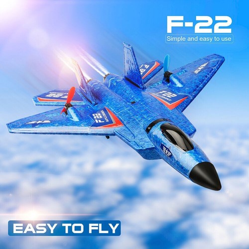US STOCK 2.4gHz RC Airplanes F22 Jet Remote Control Fighter Night Flight RTF Pla - Picture 2 of 10