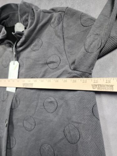 Chalet Et Ceci Jacket Women's Medium Gray Stretch Long Sleeve Button Front NWT - Imagen 2 de 7