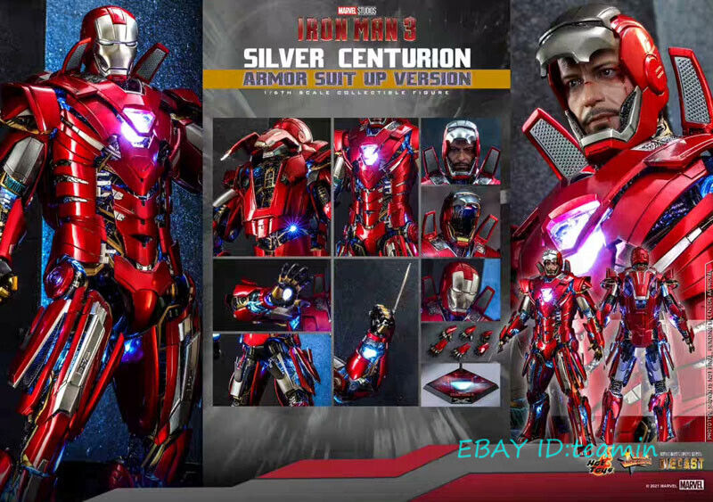 Hot Toys MMS618D43 Iron Man 3 Mark 33 Silver Centurion Armor Hot Toys MMS618D43 Iron Man 3 Mark 33 Silver Centurion Armor