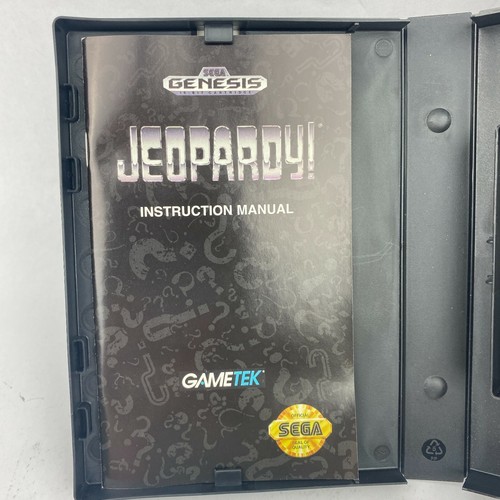 Jeopardy Sega Genesis Video Game 1992 TESTED COMPLETE - Picture 4 of 6