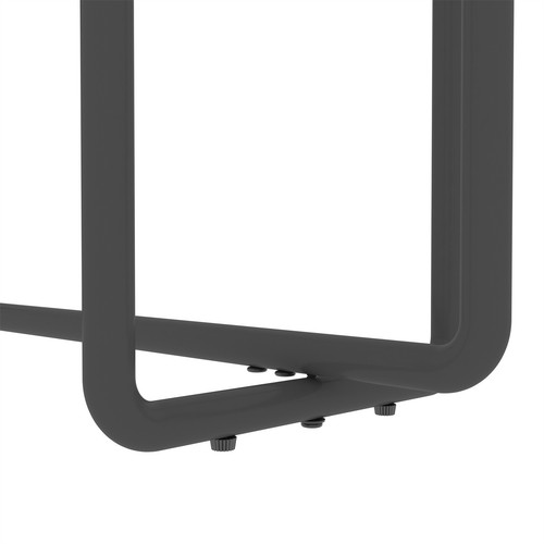 Console Table Tea Table Single Layer Tempered Glass Rectangular Porch Table - Picture 9 of 30