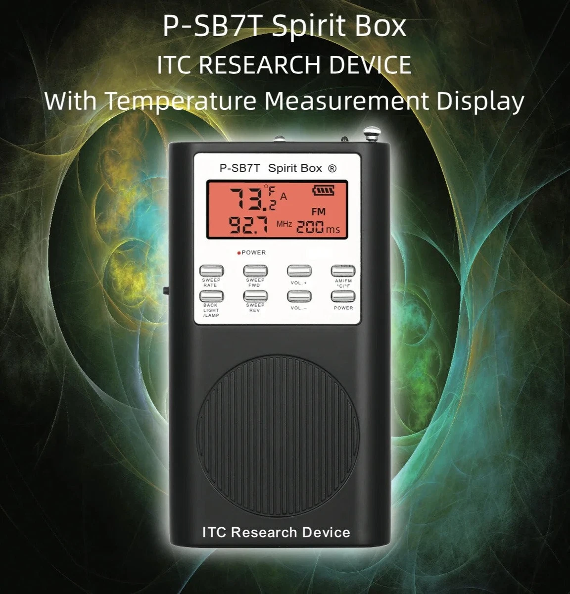 PSB7-PRO SPIRIT BOX - Take your EVPs to another dimension! – Ghost Hunters  Equipment by GHOST AUGUSTINE