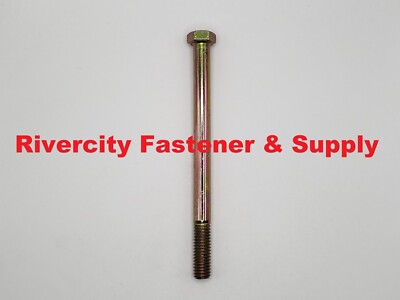 (5) 3/8-16x5 Grade 8 Bolts / Hex Head Cap Screws 3/8 x 5 Bolt 3/8 x 16 x 5 