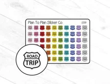 2259~~Road Trip Planner Stickers.