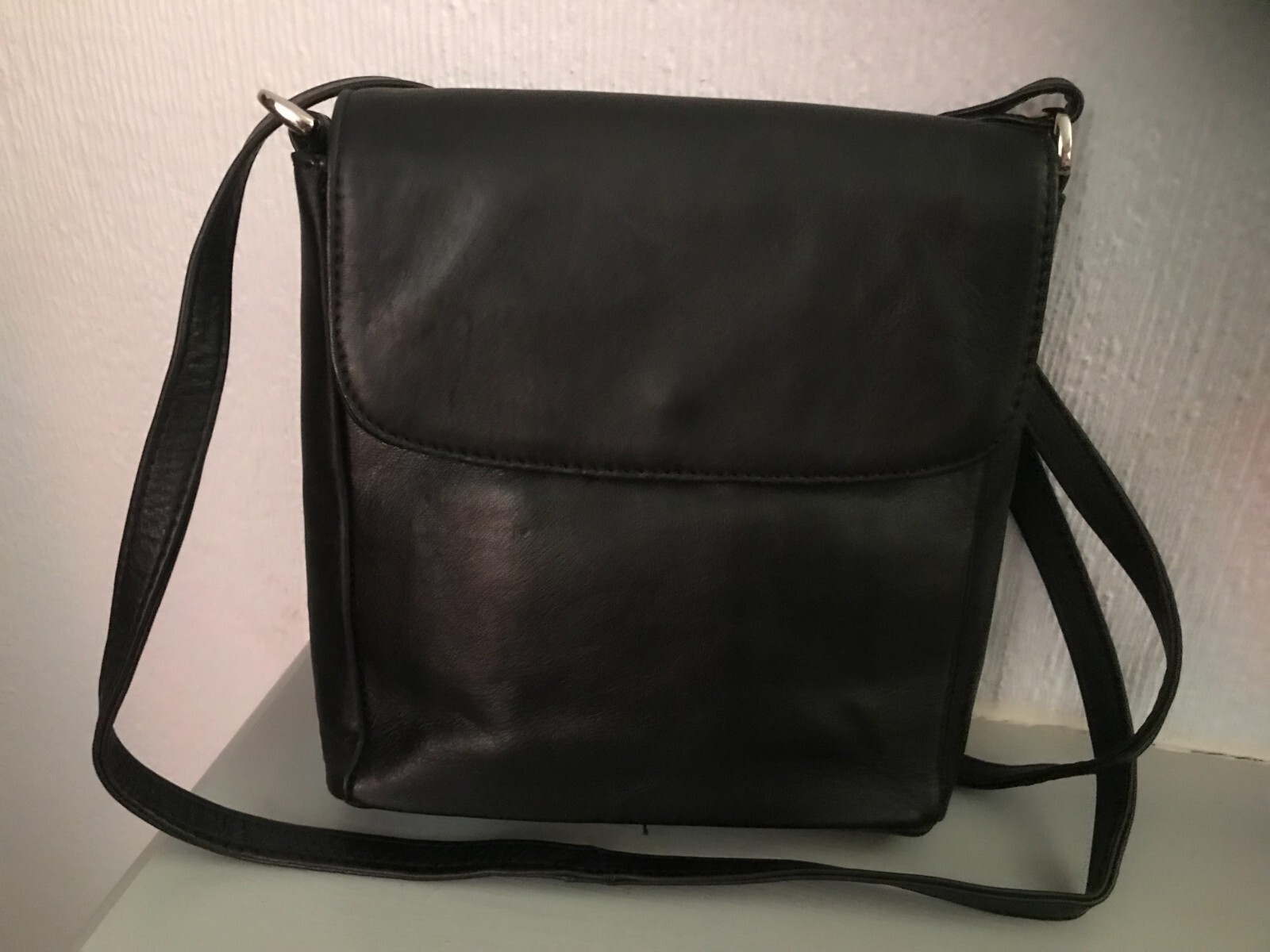 Jobis Black Leather Crossbody Bag eBay