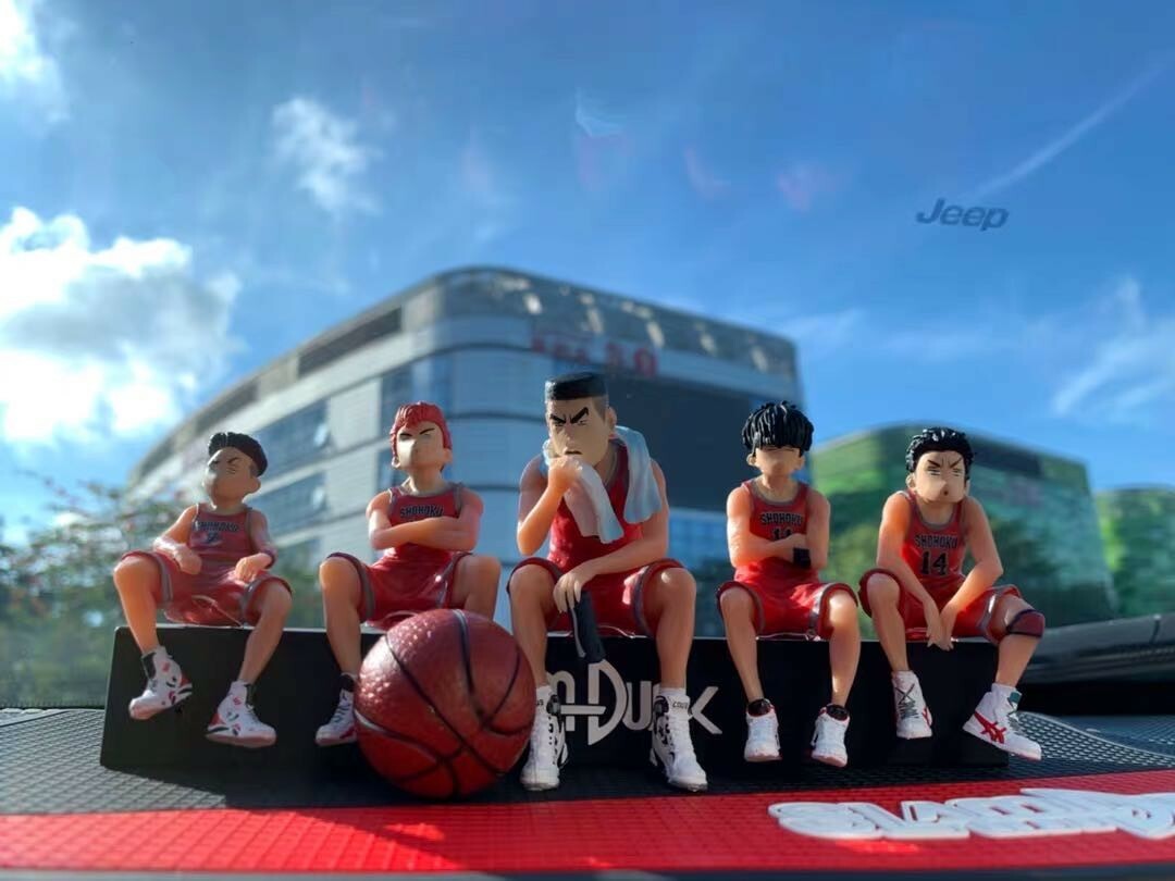 【当時物、激レア】SLAM DUNK! TEAM SHOHOKU タペストリー New 5PCS Set SLAM DUNK SHOHOKU Basketball Team Figure US