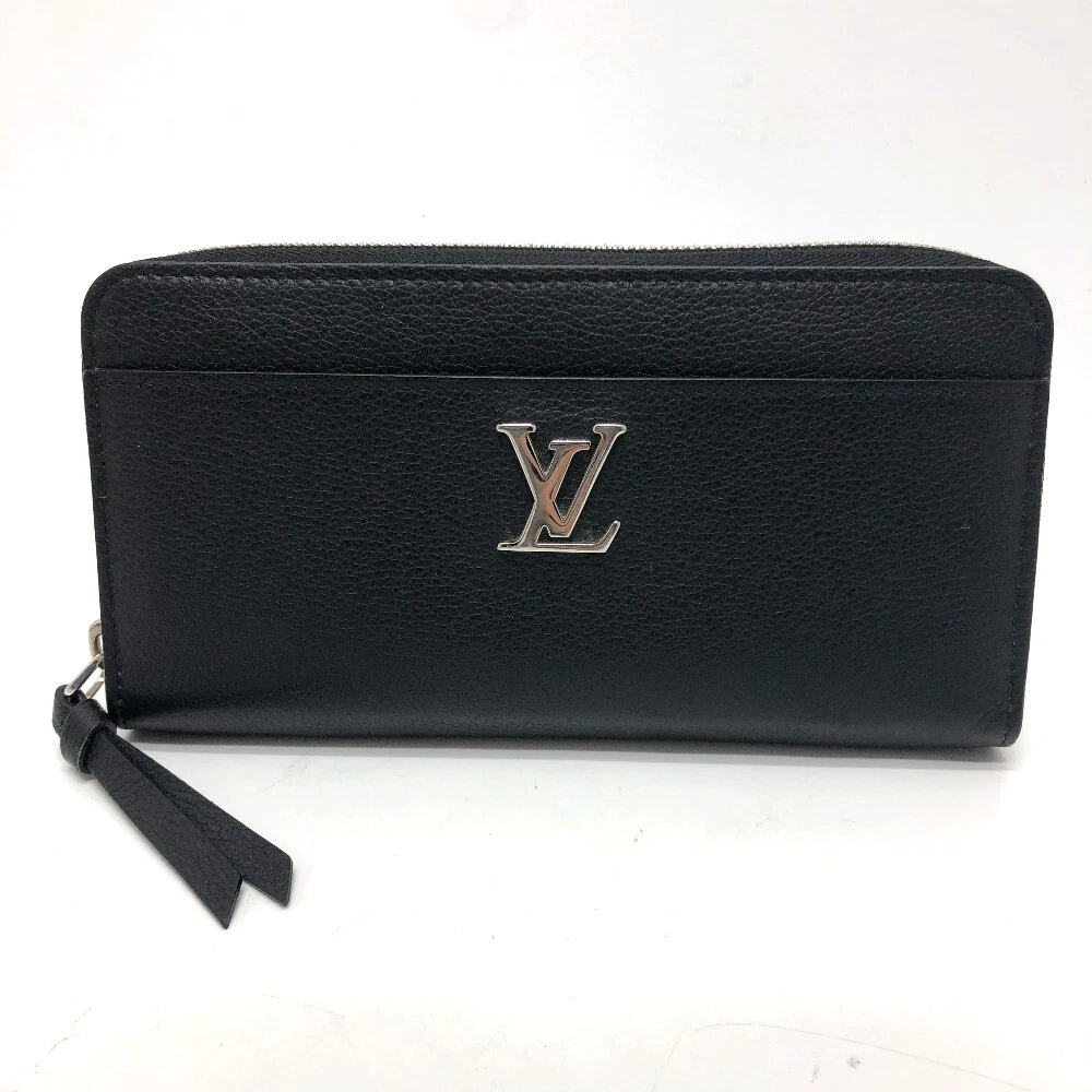 LOUIS VUITTON M62622 Zippy - Lock Me Long Wallet Taurillon ClemenceLeather  Black