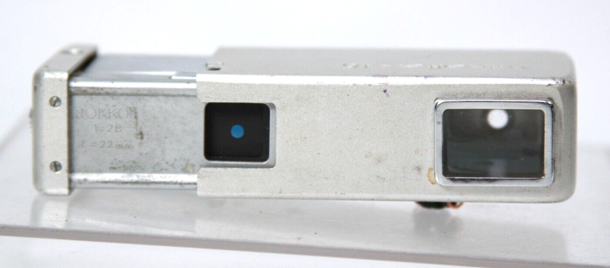 1960's Minolta 16 16mm Film Subminiature Camera Rokkor 22mm f/2.8