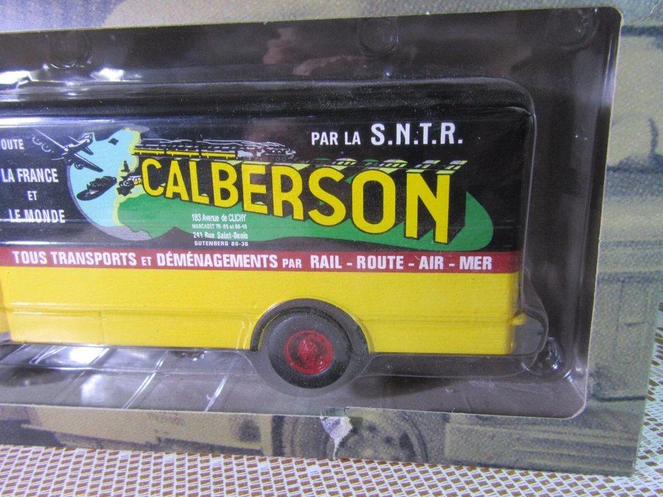 813Z IXO 1 Chine Berliet GLR Calberson 1956 Camions d'Autrefois 1:43 Neuf Boite - Photo 4/4