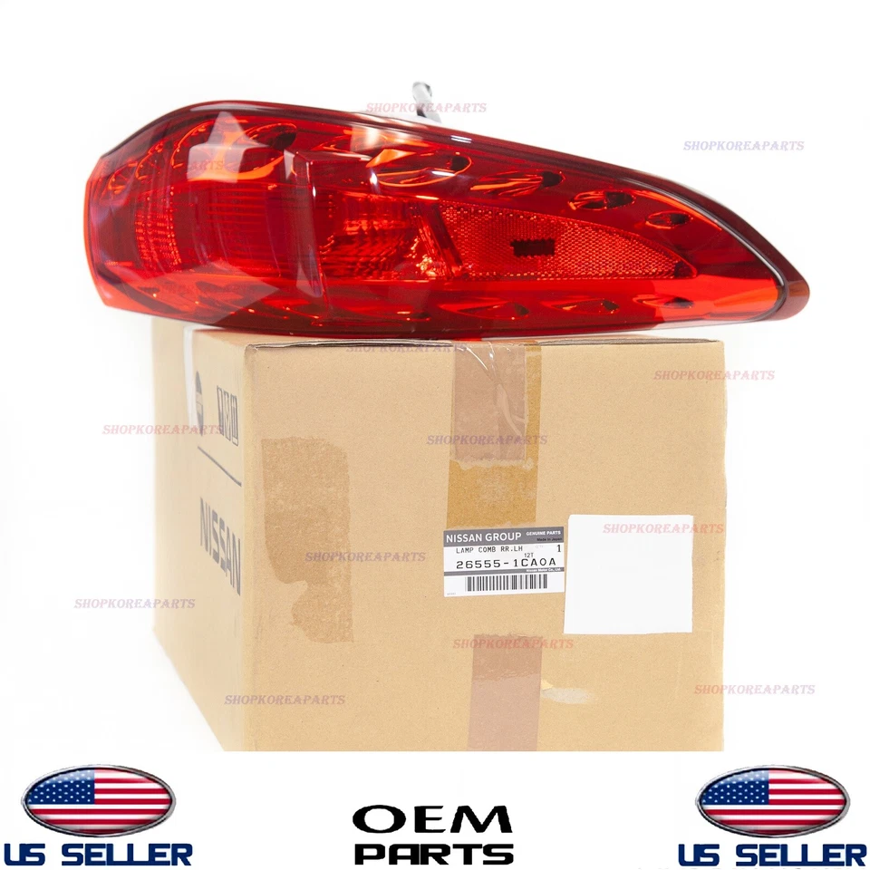 Lámpara trasera exterior genuina lado del conductor izquierdo OEM INFINITI FX35 FX37 FX50 QX70 09-17 Foto 2 de 4