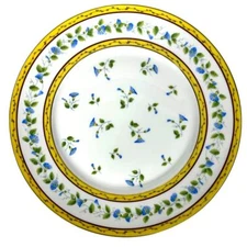 Raynaud Ceralene Limoges Morning Glory Spray 10.75" Dinner Plate(s)-France-Mint!