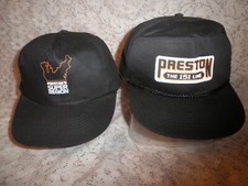 Vintage Trucker Hats Lot of 2 Preston The 151 Line Preston's Super Region NICE