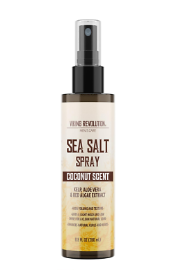 #ad Coconut Sea Salt Spray for Hair Men Hair Texturizing Spray with Kelp Aloe Ver $12.82