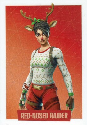 Panini Fortnite Serie 1 2019 Sticker Epic Games Sticker Nr. # 344 Red Raider