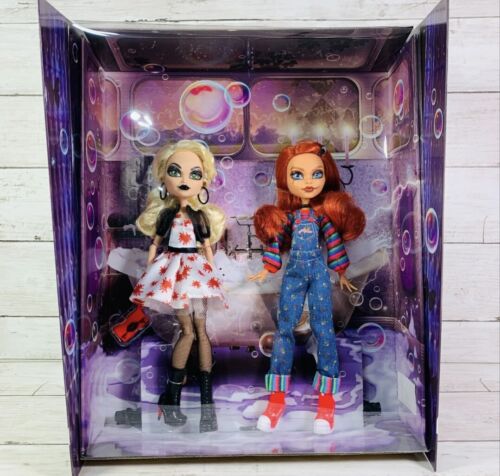 Monster High Skullector Chucky and Tiffany Doll 2-Pack Confirmed IN HAND - Afbeelding 1 van 2