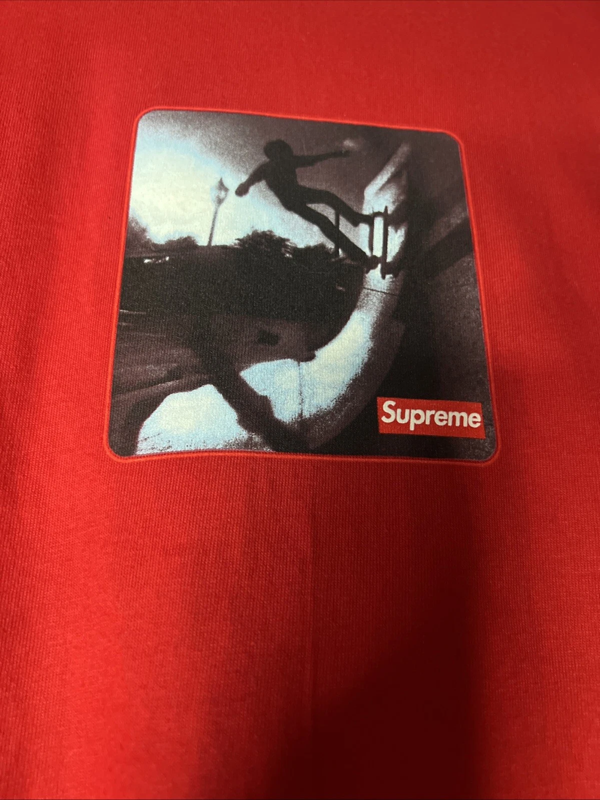 Tee shirt rouge Supreme Shadow taille L