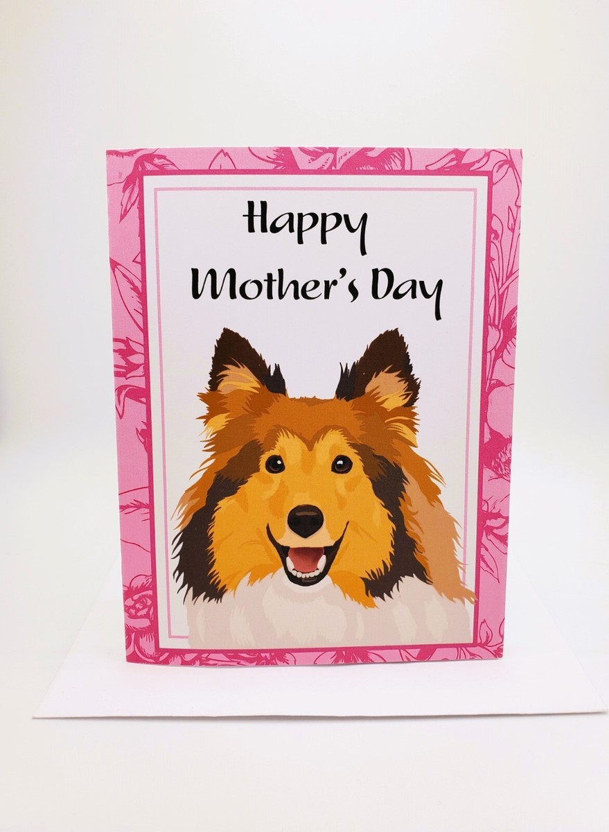 Sheltie Mom Shetland Sheepdog Floral Lavender Women Tote Bag