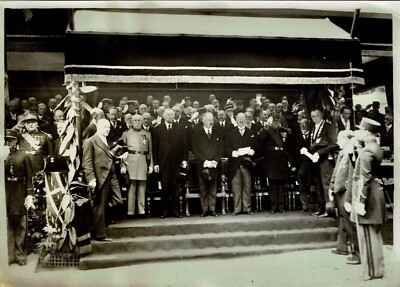 MEURISSE PRESSE Ca 1932 Albert LEBRUN and Marshal PETAIN delivery Legion of Honor