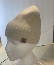 Frye Ivory Knit Beanie Unisex One size Soft and Simple