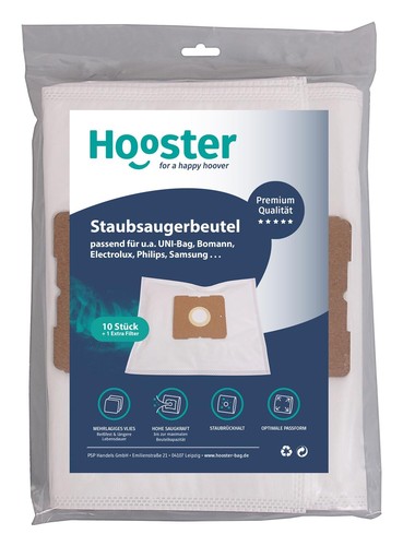 Staubsaugerbeutel für Swirl Y 101 Y101 Y-101 - 10 Stück Hooster - Bild 7 von 7