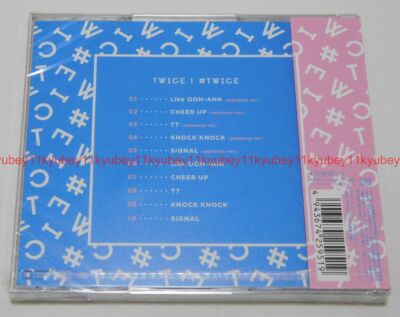 TWICE Japan Debut Album #TWICE First Limited Edition CD WPCL-12635