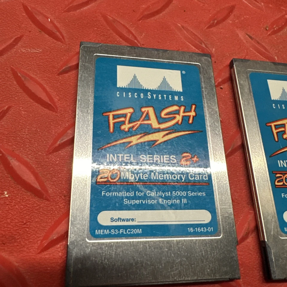 2x Intel iMC020MFLSP-15/25-S 20MB Flash LINEAR Series 2+ PCMCIA for read/write - Image 3 of 4