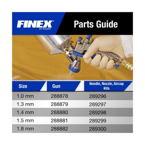 Graco-Sharpe 288880 HVLP FX3000 Paint Spray Gun, 1.4 mm - Picture 6 of 6