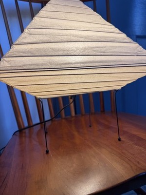 Isamu Noguchi AKARI 5X Light Sculpture Pyramid Light Vintage 1990s