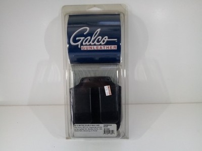 Galco M11X Matrix Double Mag Pouch, Polymer, OWB, Ambidextrous, 9mm/.357/.40