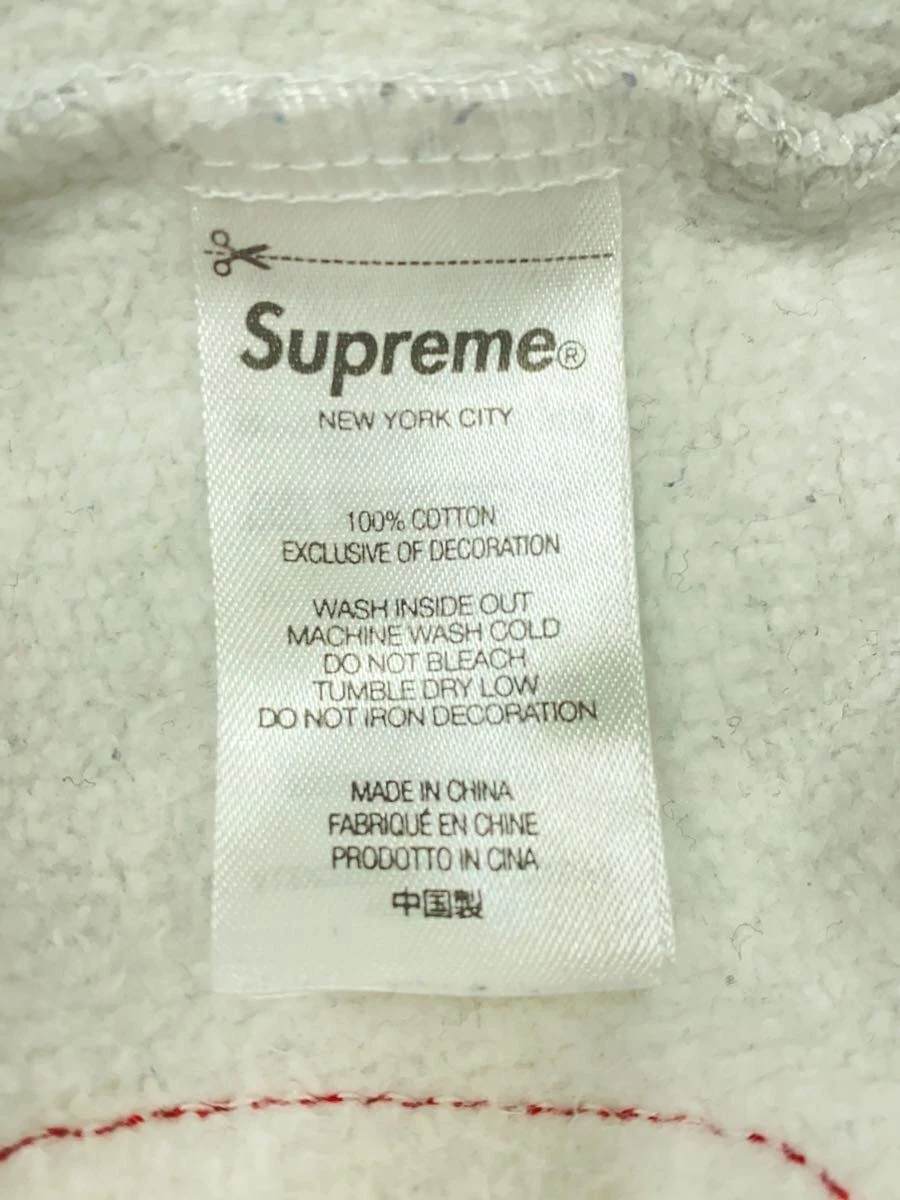 Supreme Felpa con Cappuccio Multi Logo M Cotone GRIGIO RN 101837 Usata