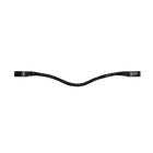 Passier Curved Headband Graphite With Extra Large Crystals No Leathers