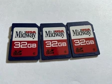 Lot of 3pcs 32gb SDHC Midway memory  cards for Canon & Kodak,Nikon cameras 