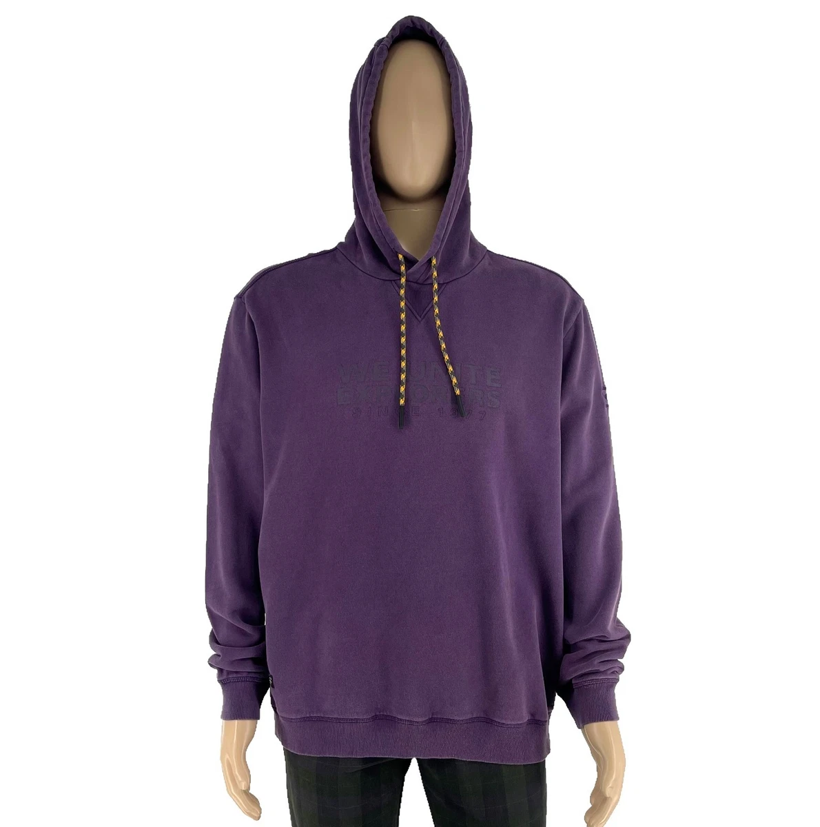 Sweat Homme River Island Violet - Taille XL - Coton Doux - Très Bon état