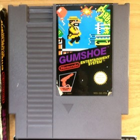GUMSHOE COMPLET BO&Icirc;TE NOTICE NINTENDO NES PAL B FAH (FR) CIB OVP - &Eacute;tat Moyen