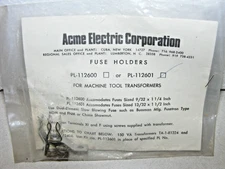 Acme Fuse Holder PL-112601 , 13/32" x 1-1/2"  (zz3)